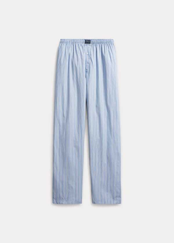 Men's Polo Ralph Lauren Striped Cotton Pyjama Bottoms | 052389UQF